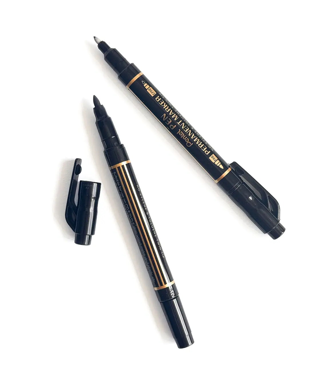 marker do personalizacji papeterii, dwie końcówki, pentel